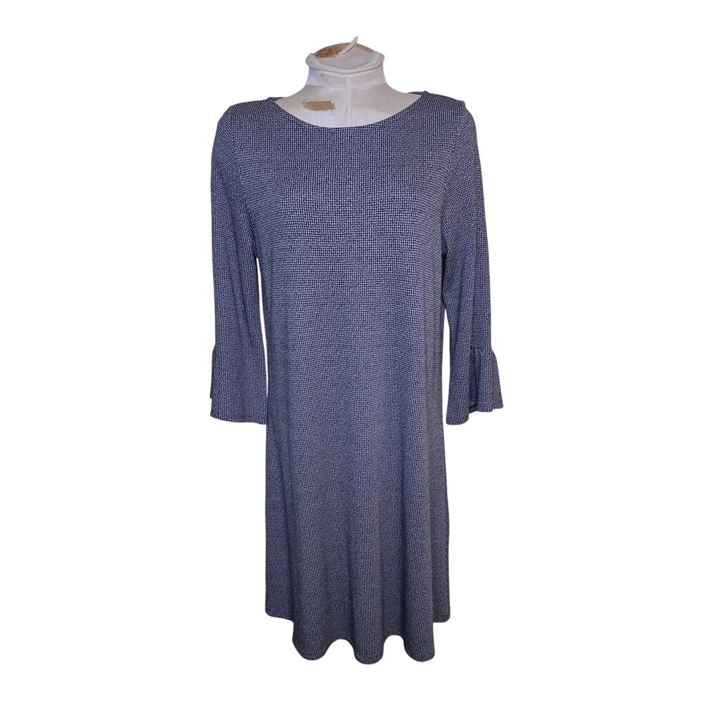 J Jill Houndstooth Womens Dress Wearever Collection Size MP